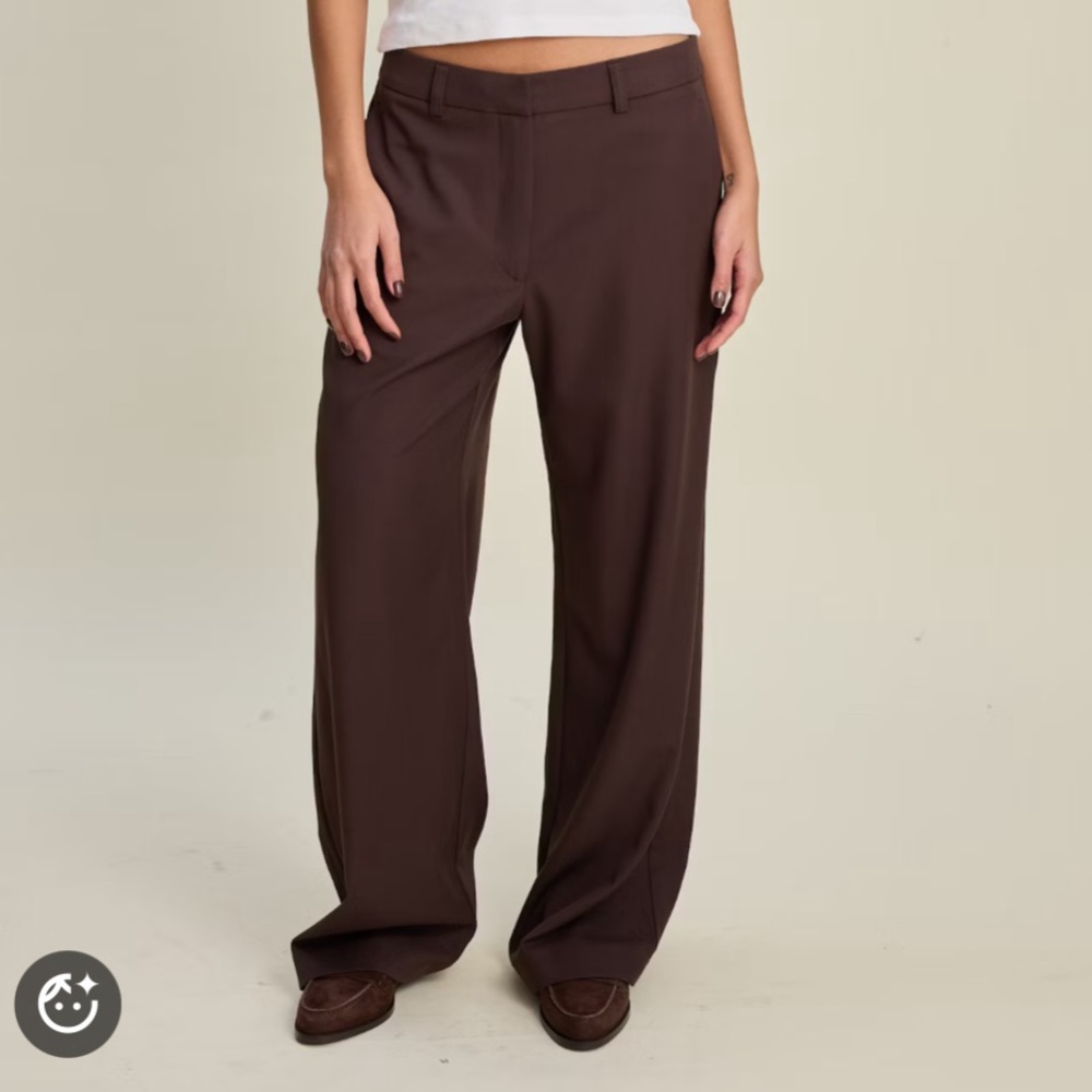 Djerf Avenue Everyday Pants Brown NWT